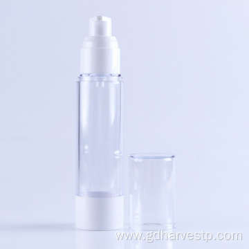 As Material White 50ml Vaccum Airless Pump Bottle
